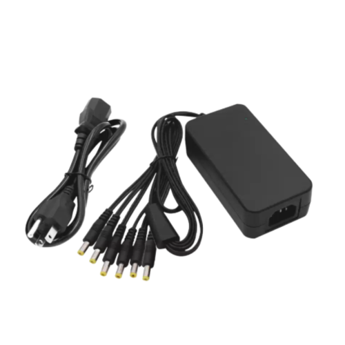 FUENTE DE PODER ENERGIA /TRANSFORMADOR  12V-6A CON 06 SALIDAS