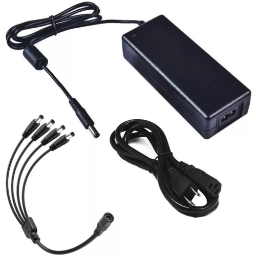FUENTE DE PODER ENERGIA /TRANSFORMADOR  12V-5A CON 04 SALIDAS 