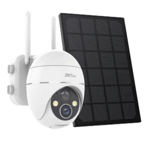 CAMARA SOLAR INALAMBRICA-WIFI- 3MP- MARCA ZKTECKO- DETECCION HUMANA  