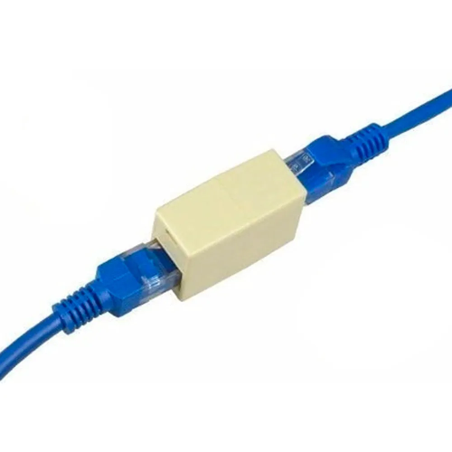 UNION PARA CABLES DE RED RJ45 -COLOR BEIGE