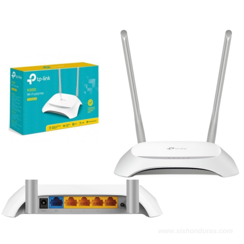 ROUTER INALAMBRICO TPLINK 300MBPS -2 ANTENAS  