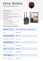 PAR DE RADIOS WALKIE TALKIE UHF-16 CANALES 