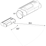 SENSOR / DETECTOR DE MOVIMENTO INALAMBRICO PARA ENTRADA A TIENDA CON TIMBRE DE BIENVENIDA  Y ALARMA 