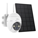 CAMARA SOLAR INALAMBRICA-WIFI- 3MP- MARCA ZKTECKO- DETECCION HUMANA  