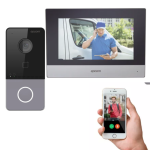 KIT VIDEO PORTERO  IP WIFI-MARCA EPCOM-TIMBRE  CON CAMARA Y VISION NOCTURNA-CON APLICACION PARA CELULAR  