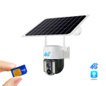 CAMARA SOLAR 4G -CON PANEL SOLAR Y  SIM CARD V380 PRO