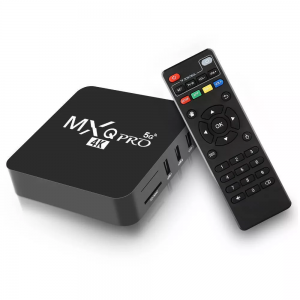 SMART TV BOX MXQPRO 4K WIFI 2.4 4G-5G ANDROID 10.1