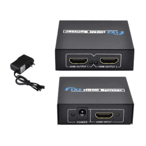 SPLITTER HDMI 1 A 2 ACTIVO CON FUENTE DE PODER