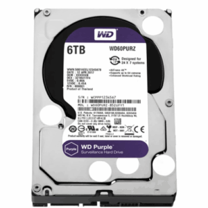 DISCO DURO PURPURA 6TB-24/7-NUEVO-3.5"-5400 RPM- PARA USO EN SERVIDORES -DVR -MARCA WESTERN DIGITAL