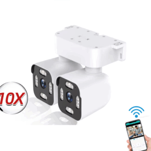 CAMARA WIFI PTZ- BALA DOS CAMARAS EN UNA -5MP-CON ROTACION Y ZOOM DE 10X