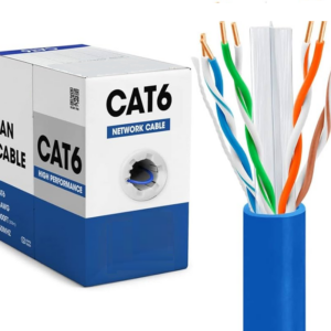 CAJA DE CABLE CAT 6-COLOR AZUL -TEGUCIGALPA HONDURAS-SIS HONDURAS