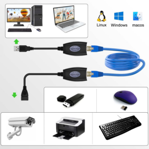 EXTENDER USB HASTA 50 METROS CON CABLE UTP RJ45 SIS HONDURAS TEGUCIGALPA