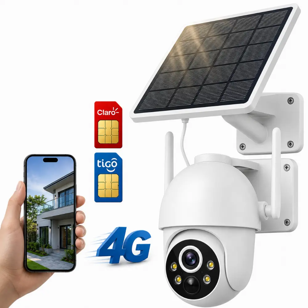 CAMARA 4G CON PANEL SOLAR EN SIS HONDURAS TEGUCIGALPA