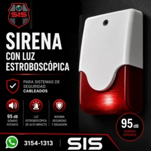 SIRENA CON LUCES ESTROBOSCOPICAS NE TEGUCIGALPA HONDURAS