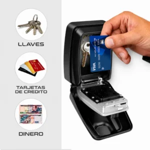 caja de llaves metalica digital LLAVES TARJETAS Y DNERO OARA AIRBNB APARTAMENTOS