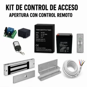 KIT CONTROL DE ACCESO APERTURA CON CONTROL REMOTO-SIS HONDURAS TEGUCIGALPA