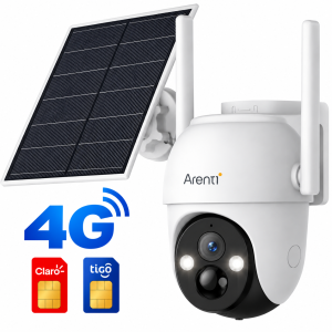 CAMARA ARENTI+4G-CON PANEL SOLAR -TEGUCIGALPA-HONDURAS
